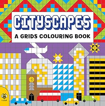 Cityscapes A Grids Coloring Book - MPHOnline.com