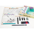 Art Maker Calligraphy Masterclass Kit-3 Nib Starter Kit plus Instructional Book and Practice Pad - MPHOnline.com