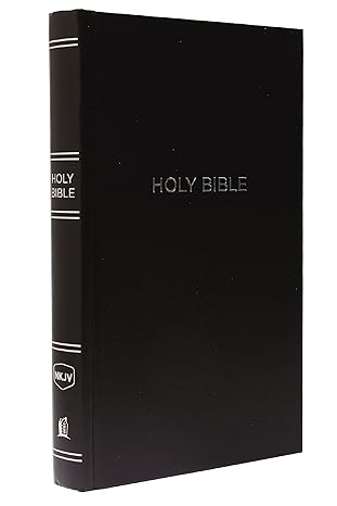 NKJV, PEW BIBLE, HARDCOVER, BLACK, RED LETTER EDITION - MPHOnline.com