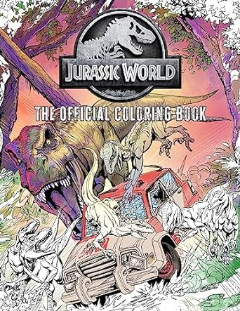 Jurassic World: The Official Coloring Book - MPHOnline.com