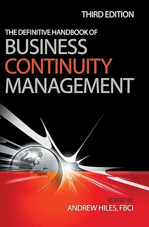 The Definitive Handbook of Business Continuity Management 3rd Edition - MPHOnline.com