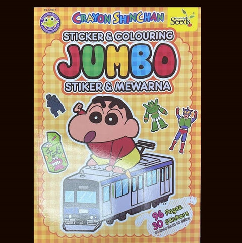 Sinchan : Stiker & Mewarna Jumbo - MPHOnline.com