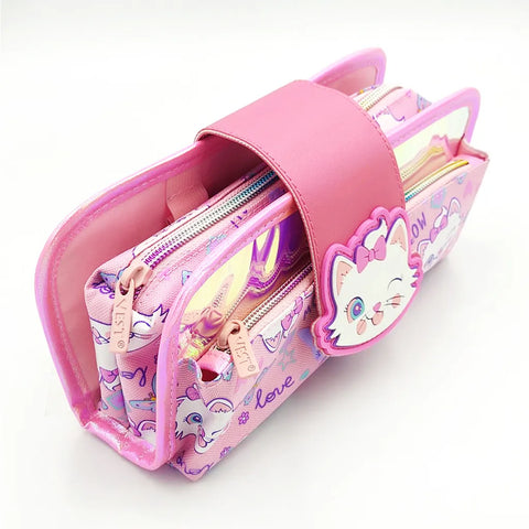 Lottie & Bo Pencil Case 2 - Purrfect Kitty - MPHOnline.com