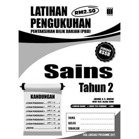 Latihan Pengukuhan KSSR - Vision Sains Tahun 2 - MPHOnline.com