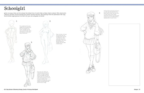 Big School of Drawing Manga, Comics and Fantasy Workbook - MPHOnline.com