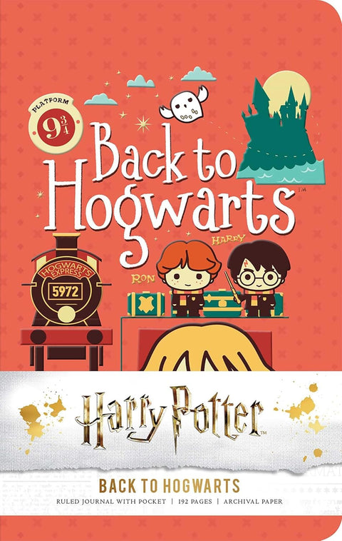 Harry Potter: Back to Hogwarts Ruled Pocket Journal - MPHOnline.com