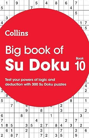 Collins Su Doku – Big Book of Su Doku 10: 300 Su Doku puzzles - MPHOnline.com