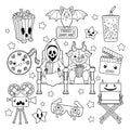 The Creepy Cute Goth Coloring Book 30 Pretty Scary Coloring Pages for Year-Round Fun! - MPHOnline.com