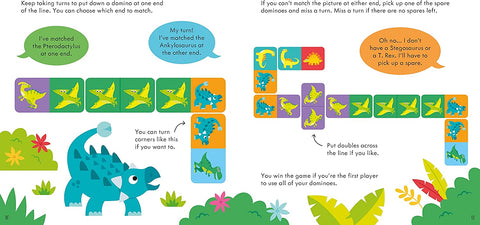 Usborne Dinosaur Dominoes Game - MPHOnline.com