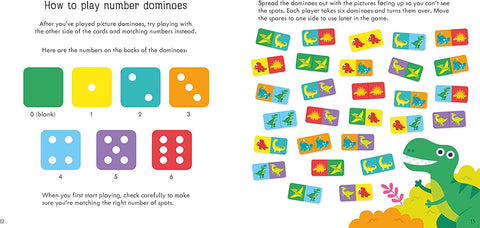 Usborne Dinosaur Dominoes Game - MPHOnline.com