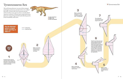 Amazing Origami Dinosaurs: Paper Dinosaurs Are Fun to Fold! (10 Dinosaur Models + 32 Tear-Out Sheets + 5 Bonus Projects) - MPHOnline.com