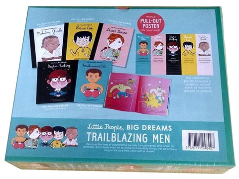 Trailblazing Men 5 Book Boxed Gift Set : Muhammad Ali, David Bowie, Stephen Hawking, Bruce Lee and Mahatma Ghandi - MPHOnline.com