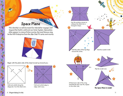 Origami Galaxy for Kids Kit: An Origami Journey through the Solar System and Beyond! [Includes an Instruction Book, Poster, 48 Sheets of Origami Paper and Online Video Tutorials] - MPHOnline.com