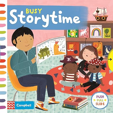 Campbell: Busy Storytime (push pull slide) - MPHOnline.com