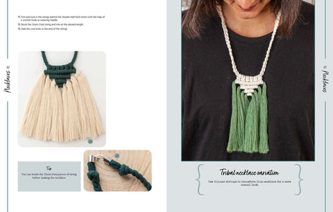 Macramé Jewellery : 20 stylish modern projects using simple knots - MPHOnline.com