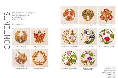 Japanese Motifs in Stumpwork & Goldwork - MPHOnline.com