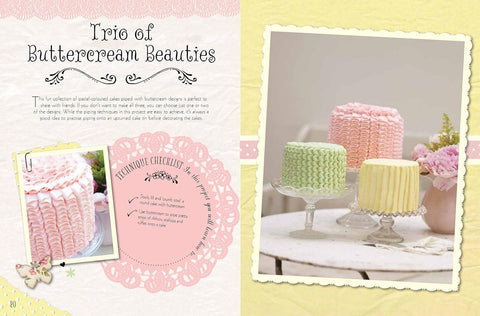 Cake Craft Made Easy: Step-by-Step Sugarcraft Techniques for 16 Vintage-Inspired Cakes - MPHOnline.com