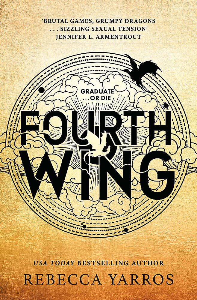 Cover of "Fourth Wing" by Rebecca Yarros