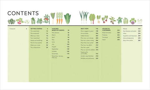 Veg in One Bed : How to Grow an Abundance of Food in One Raised Bed, Month by Month - MPHOnline.com