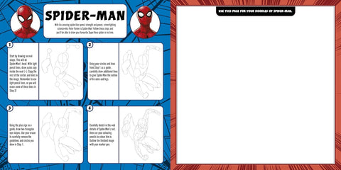 How to Draw (With Easel): Marvel Spider-Man - MPHOnline.com
