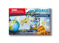 Wod 500 Pc Jigsaw/Book - The World - MPHOnline.com