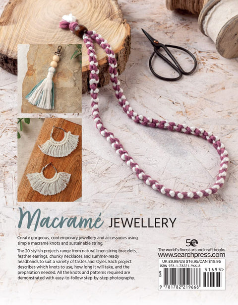 Macramé Jewellery : 20 stylish modern projects using simple knots - MPHOnline.com