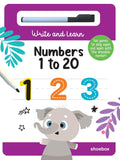Write & Learn: Numbers 1 to 20 - MPHOnline.com