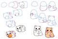 How to Draw: Kawaii Creatures - In Simple Steps - MPHOnline.com