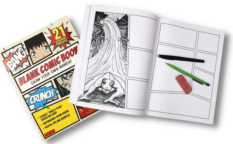 Blank Comic Book: Draw Your Own Manga! - MPHOnline.com