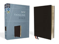 NIV, Thinline Bible, Bonded Leather, Black, Red Letter, Comfort Print - MPHOnline.com