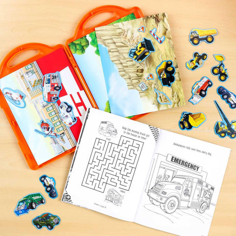 Book & Magnetic Playset: Tonka - MPHOnline.com