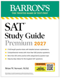 SAT Study Guide Premium, 2027: 3 Practice Tests + Comprehensive Review + Online Practice and Video Lessons - MPHOnline.com