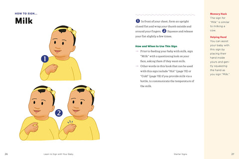 Baby Using Asl Learn to Sign with Your Baby : 50 Essential Asl Signs to Help Your Chi ...
