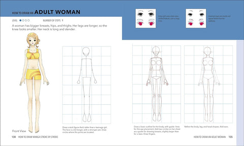 How to Draw Manga Stroke by Stroke - MPHOnline.com