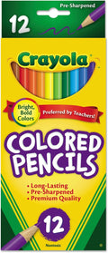12 CLR COLOUR PENCILS LONG - MPHOnline.com