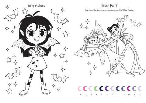 Isadora Moon TVTI Colouring Book - MPHOnline.com