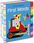 Chunky Felt Tabbed Book - First Words - MPHOnline.com