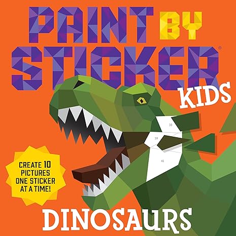 Paint by Sticker Kids: Dinosaurs - MPHOnline.com