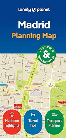 Lonely Planet Madrid City Map (2nd Edition) - MPHOnline.com