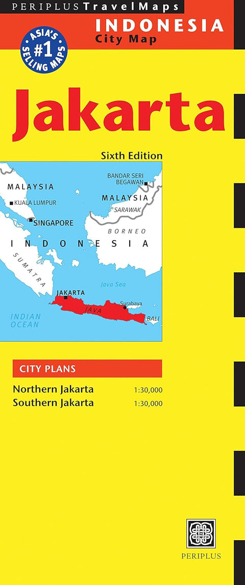 Pe Travel Map Jakarta 6Ed - MPHOnline.com