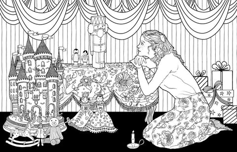 Nutcracker Colouring Book - MPHOnline.com