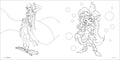 The Monster Book of Manga Creatures and Characters Coloring Book - MPHOnline.com