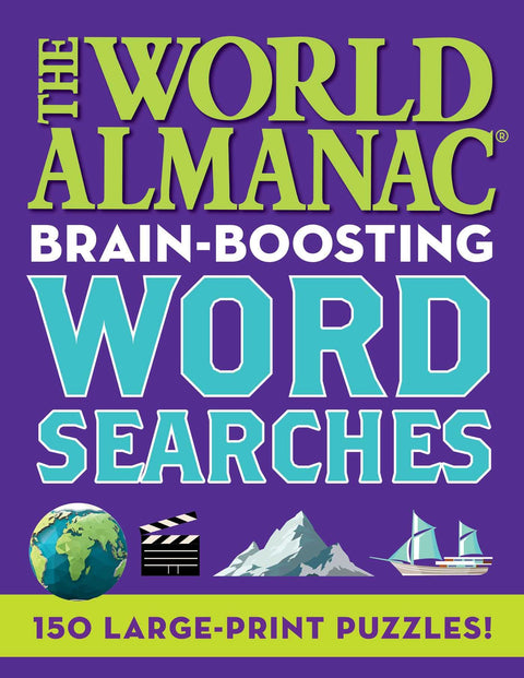 The World Almanac Brain-Boosting Word Searches: 150 Large-Print Puzzles! - MPHOnline.com