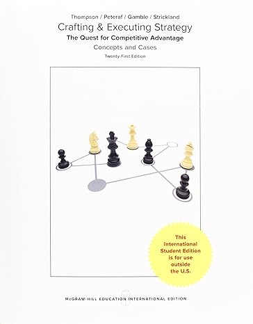 Crafting & Executing Strategy - The Quest for Competitive Advantage: Concepts and Cases (21st Edition) - MPHOnline.com