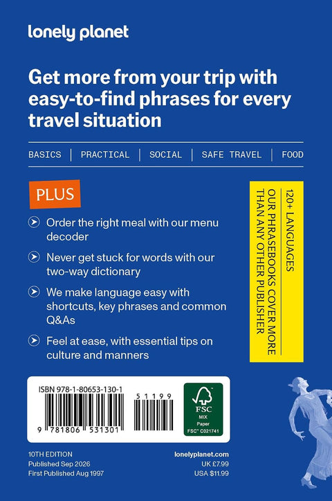 Lonely Planet Spanish Travel Phrasebook & Dictionary (10th Edition)