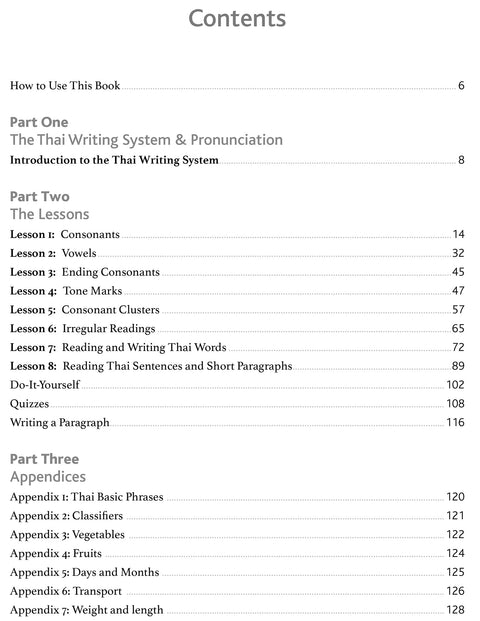 Reading & Writing Thai: A Workbook for Self-Study: A Beginner's Guide to the Thai Alphabet and Pronunciation (Free Online Audio and Printable Flash Cards) - MPHOnline.com