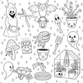 The Creepy Cute Goth Coloring Book 30 Pretty Scary Coloring Pages for Year-Round Fun! - MPHOnline.com