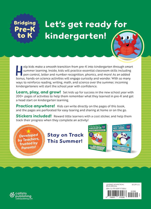 I'm On My Way to Kindergarten Summer Workbook - MPHOnline.com