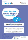 Cambridge Checkpoint Lower Secondary World English Teacher's Guide 7 with Boost Subcription - MPHOnline.com
