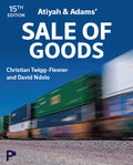 Atiyah and Adams' Sale of Goods 15E - MPHOnline.com